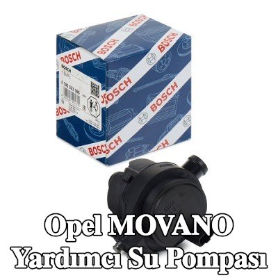 BOSCH Yardımcı su pompası — 2012 Opel Movano