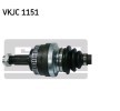 SKF Sol arka aks tahrik mili, 618mm, cıvata/vida ile, somunlu, rulman içermez — 2008 BMW Z4 (3)