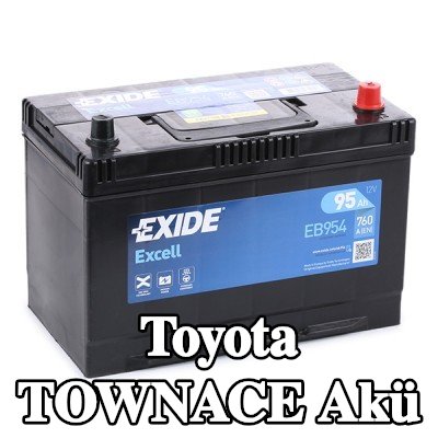 EXIDE Excell Akü — 1997 Toyota Townace