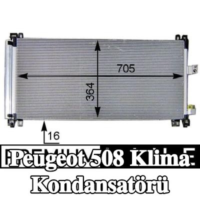 MAHLE Kurutuculu klima kondansatörü — 2012 Peugeot 508