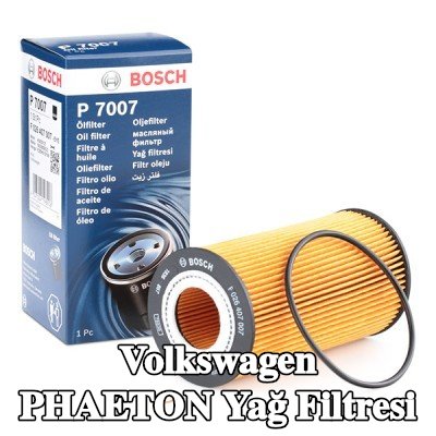 BOSCH Contalı/sızdırmazlık elemanlı yağ filtresi — Volkswagen Phaeton