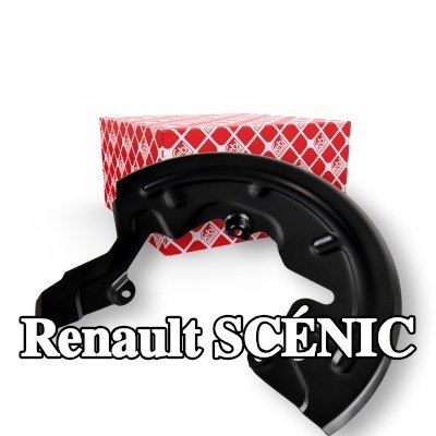 FEBI BILSTEIN لوحة دعم قرص الفرامل للمحور الأمامي الأيمن — Renault Scénic