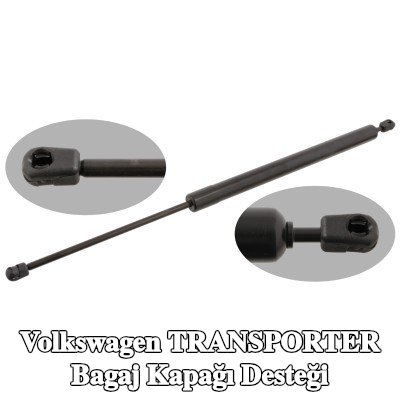 FEBI BILSTEIN Bagaj kapağı amortisörü (Her iki taraf), 686mm — 2000 Volkswagen Transporter