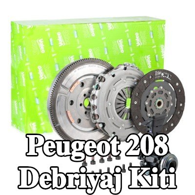VALEO Debriyaj kiti FULLPACK DMF (CSC), kilit vidası seti ile, vida seti ile, sensörlü, merkezi yardımcı silindirli, çift kütleli volan ile — Peugeot 208