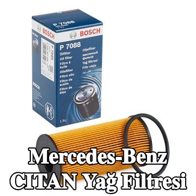 BOSCH Conta/sızdırmazlık elemanlı yağ filtresi — Mercedes-Benz Citan