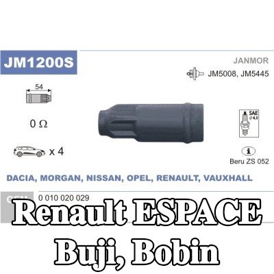 JANMOR Buji, bobin — Renault Espace