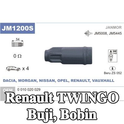 JANMOR Buji, bobin — Renault Twingo
