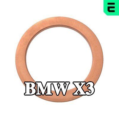 OPTIMAL حشية سدادة حوض الزيت من النحاس, Inner Diameter: 12mm — BMW X3