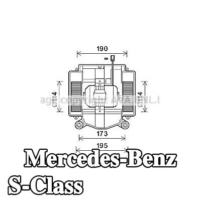 PRASCO محرك منفاخ التدفئة — Mercedes-Benz S-Class