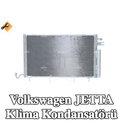 NRF Klima kondansatörü EASY FIT, kurutuculu, conta halkası ile, azot dolgulu — 1990 Volkswagen Jetta