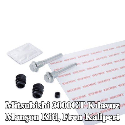 QUICK BRAKE Kılavuz manşon kiti, fren kaliperi — Mitsubishi 3000gt