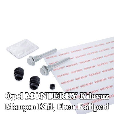 QUICK BRAKE Kılavuz manşon kiti, fren kaliperi — Opel Monterey