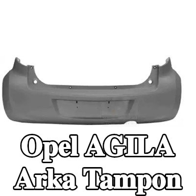 VAN WEZEL Arka tampon Arka — Opel Agila