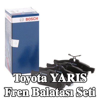BOSCH Fren balatası seti 14, 5mm, montaj kılavuzu ile — Toyota Yaris