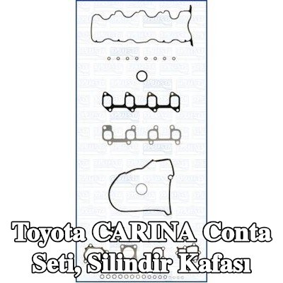 AJUSA Conta seti, valf gövdesi contalı silindir kafası, silindir kafası contası olmadan — Toyota Carina