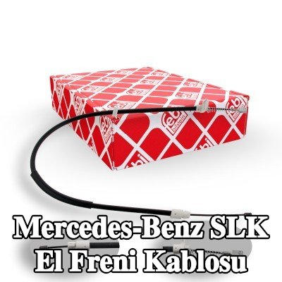 FEBI BILSTEIN El freni kablosu Sağ Arka, 1004mm — Mercedes-Benz Slk