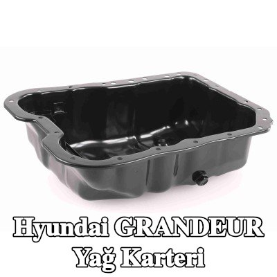 ACKOJA Yağ tahliye tapalı yağ karteri, contasız/sızdırmazlık elemanı olmadan, yağ karteri contası olmadan — Hyundai Grandeur