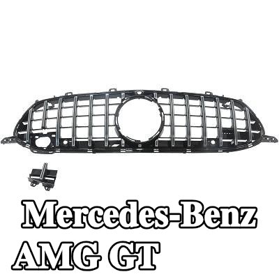 DIEDERICHS شبكة المبرد - لامعة, أسود/فضي — Mercedes-Benz Amg Gt