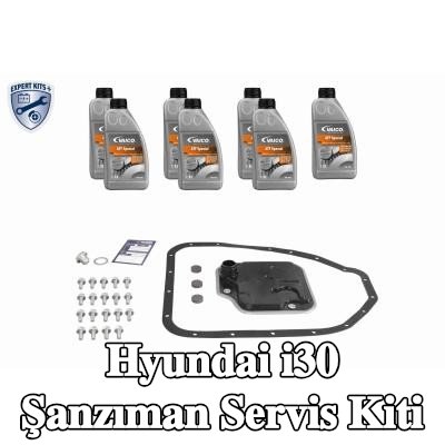 VAICO Aksesuarlarla birlikte şanzıman servis kiti, cıvata/vida ile, standart yağ değişimi için yağ miktarı ile, yağ karteri contalı — Hyundai i30