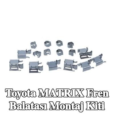 MAXGEAR Fren balatası montaj kiti Ön Aks — Toyota Matrix