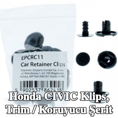 EINPARTS Klips, trim / koruyucu şerit — Honda Civic