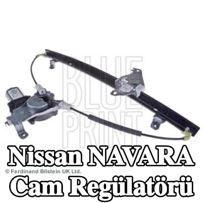BLUE PRINT Sol ön cam regülatörü, Elektrikli, elektrik motorlu — Nissan Navara