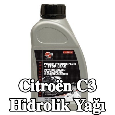 MA PROFESSIONAL Hidrolik Yağı — Citroën C3