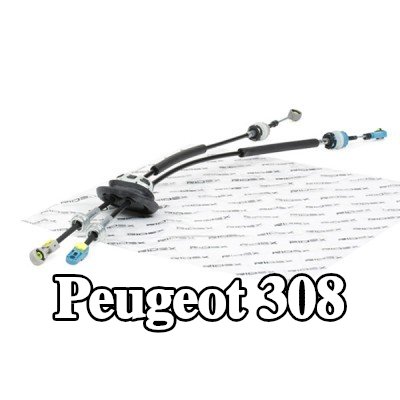 RIDEX كابل محدد السرعة الأيسر, يمين, مع أنبوب حماية الكابل, بدون ذراع — 2012 Peugeot 308