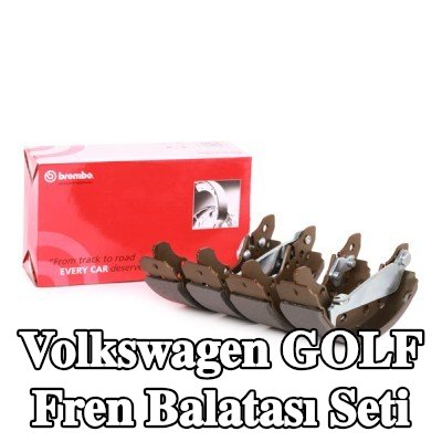 BREMBO El freni kolu ile fren pabucu seti — 2000 Volkswagen Golf