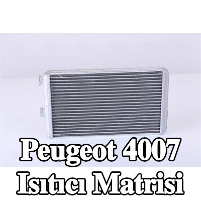 NISSENS Borulu ısıtıcı matrisi — Peugeot 4007