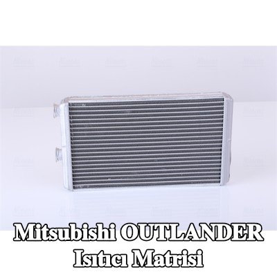 NISSENS Borulu ısıtıcı matrisi — 2012 Mitsubishi Outlander