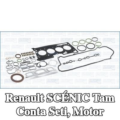 AJUSA Tam Conta Seti, silindir kapağı contalı motor, valf gövdesi contalı, MULTILAYER STEEL — 2012 Renault Scénic