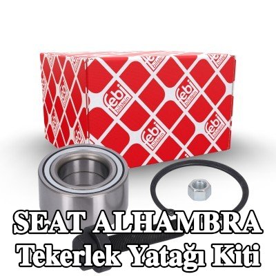 FEBI BILSTEIN Tespit halkalı tekerlek yatağı kiti, tahrik mili cıvatası ile — 2002 SEAT Alhambra