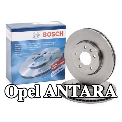 BOSCH القطر الخارجي لقرص المكابح: 296mm, مُهوى, مشحم — Opel Antara