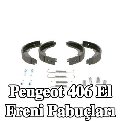 BOSCH Aksesuarlı el freni balataları — Peugeot 406