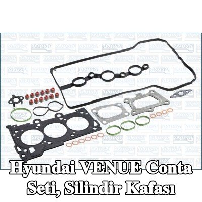 AJUSA Conta seti, silindir kapağı contalı silindir kapağı, valf gövdesi contalı — Hyundai Venue
