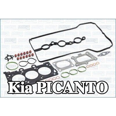 AJUSA مجموعة حشيات, رأس الأسطوانة مع حشوة رأس الأسطوانة, مع أختام ساق الصمام — Kia Picanto