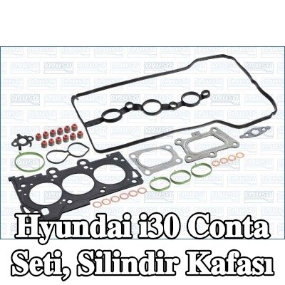 AJUSA Conta seti, silindir kapağı contalı silindir kapağı, valf gövdesi contalı — Hyundai i30