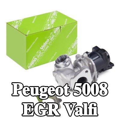 VALEO Contalı/sızdırmazlık elemanlı EGR valfi, EGR soğutucusuz — 2012 Peugeot 5008
