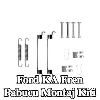 BOSCH Yaylı fren pabucu montaj kiti — 2012 Ford Ka
