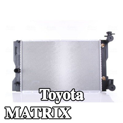 NISSENS مبرد المحرك بدون غطاء, بدون خزان التمدد, بدون حشية/مانع تسرب — Toyota Matrix