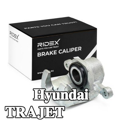 RIDEX مكابح المحور الخلفي, المحور الخلفي الأيمن, بدون حامل — Hyundai Trajet