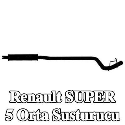 VEGAZ Orta susturucu 1690mm — 1990 Renault Super 5