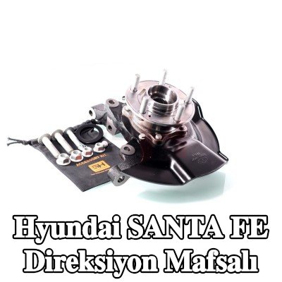 GH Direksiyon mafsalı Ön Aks Sağ, cıvata/vida ile, sıçrama koruma kapaklı, tekerlek yatağı ile, tekerlek göbeği ile — Hyundai Santa Fe
