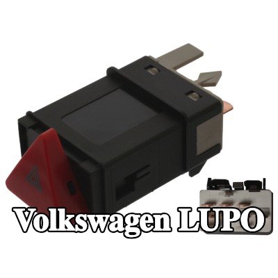 FEBI BILSTEIN مفتاح أضواء الطوارئ لوحة القيادة, مع مرحل — Volkswagen Lupo