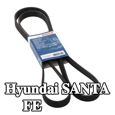 BOSCH حزام سيربنتين 2050mm, Number of ribs: 6 — 2011 Hyundai Santa Fe