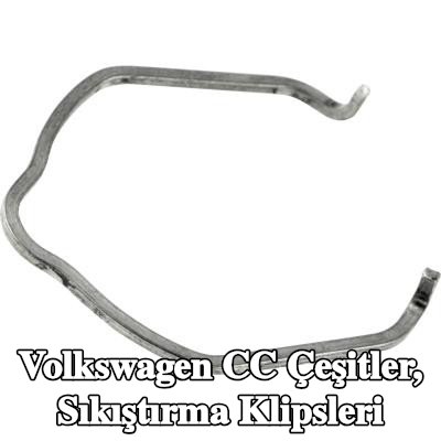 GATES Çeşitler, sıkıştırma klipsleri — Volkswagen Cc