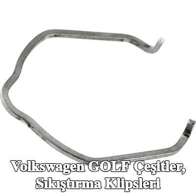 GATES Çeşitler, sıkıştırma klipsleri — Volkswagen Golf