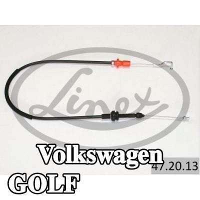 LINEX كابل دواسة الوقود — 1990 Volkswagen Golf