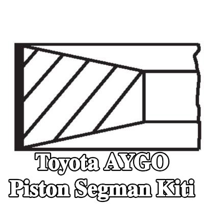 MAHLE Piston Segman Kiti — 2005 Toyota Aygo